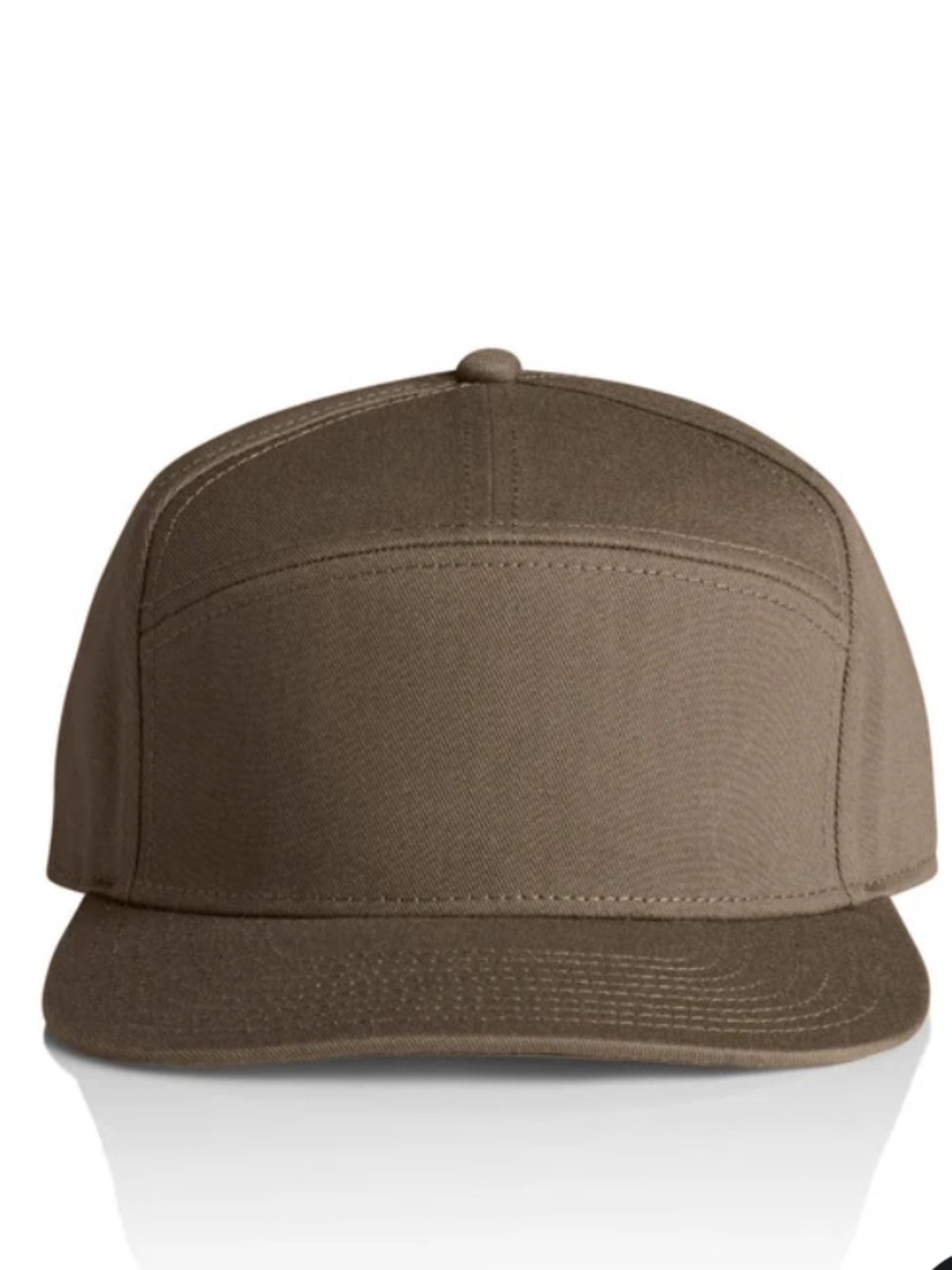 Joe's USA Stock 7-Panel Cap Walnut